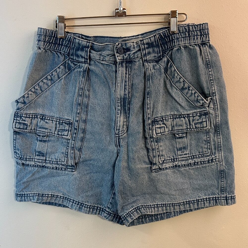 Perfect vintage y2k denim cargo shorts